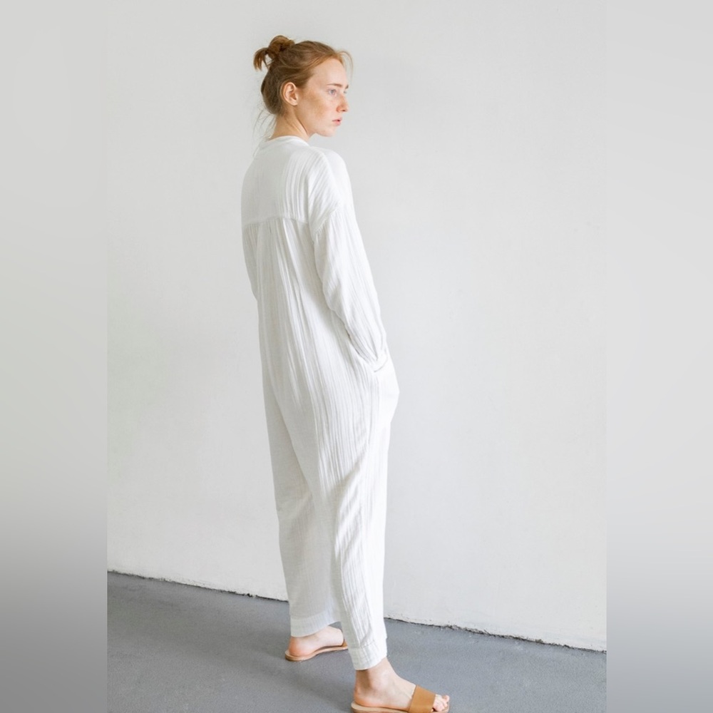MARA HOFFMAN white Manda jumpsuit - Picture 2 of 7